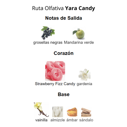 Yara Candy 100ml Mujer
